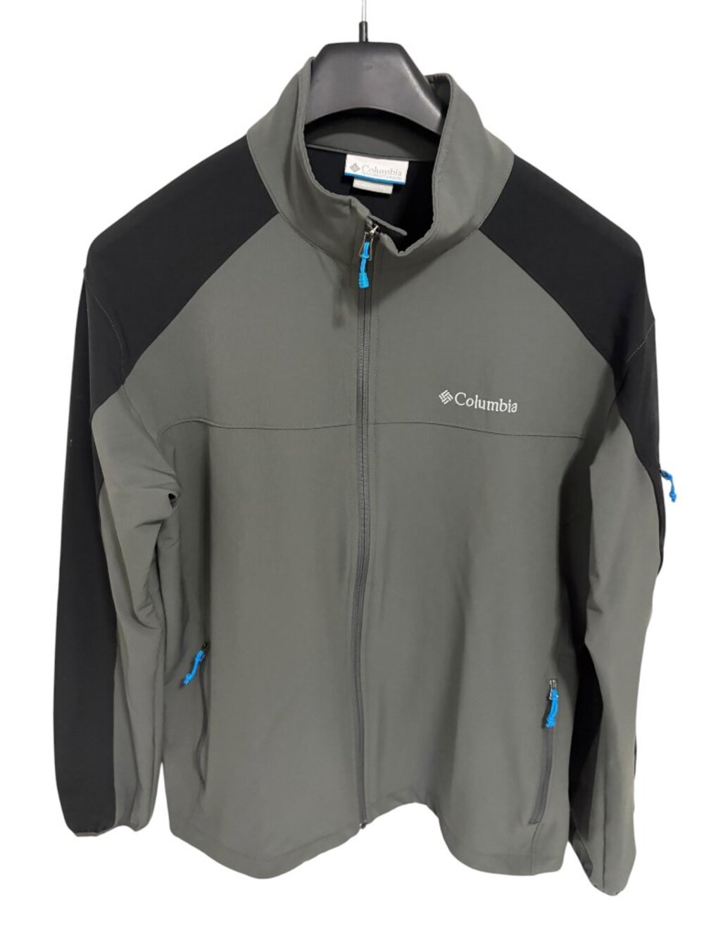 Columbia Soft Shell Omni Shield Mid Length Jacket Size XL Full Zip Outdoors 100